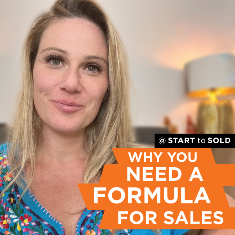 Why You Need A Formula For Sales